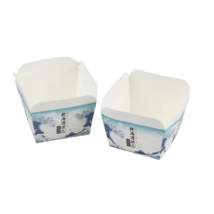 Hokkaido Chiffon Cake Paper Cup Cup Large square Paper Tomafin Cup Mold Baking Oven Special Baking