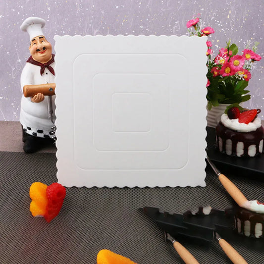 Square Food Grade Baking Base 4 6 8 10 12 Square Size Cake Board Stacked Layered Cake Decoration Gift Thickened Cake Base
