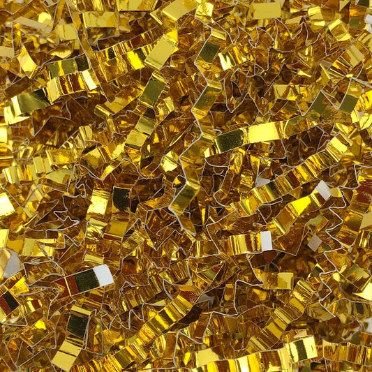 Double-sided Color White Gold Multi-color Shredded Paper Filaments Filled Gift Wrap Crepe Paper Filaments Raffia Grass