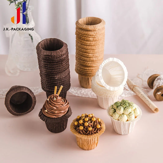 Wholesale Muffin Wrapper Cupcake Liners Hat Cup Disposable Cake Cup Box High Temperature Waterproof Muffin Cup Cake Baking