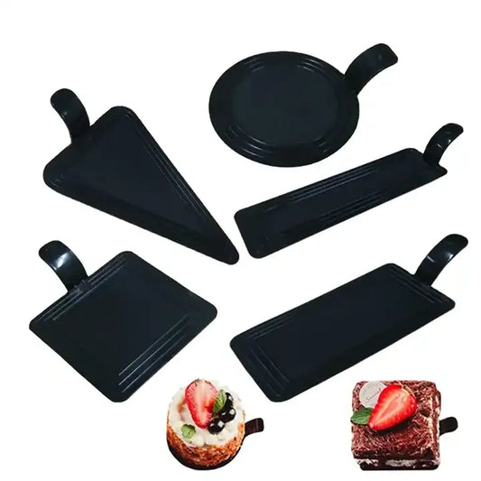 Customized Disposable Environmentally Friendly and Durable Multi Shaped Cake Tray, Food Grade Plastic Mousse Mat