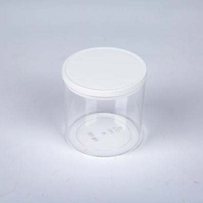 Disposable Transparent Snack sealed Chocolate and Candy Plastic Jars  Food Jar with Lids Storage Box Kitchen Household Bottle