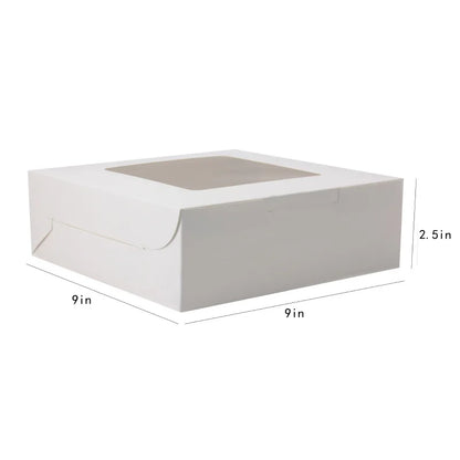 Top Window Cake Packaging Box Pastry Dessert Packaging Box Pastry Cookies Individually Wrapped Gift Box