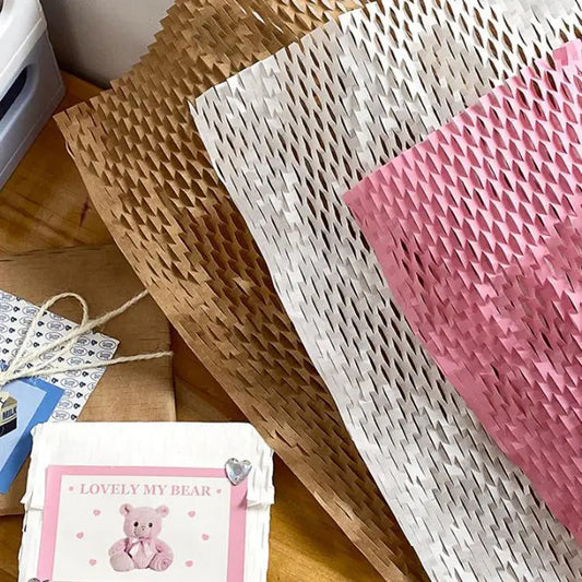 Custom Hot-selling Multi-color Biodegradable Waterproof and Shock-proof Packaging Gift Honeycomb Paper