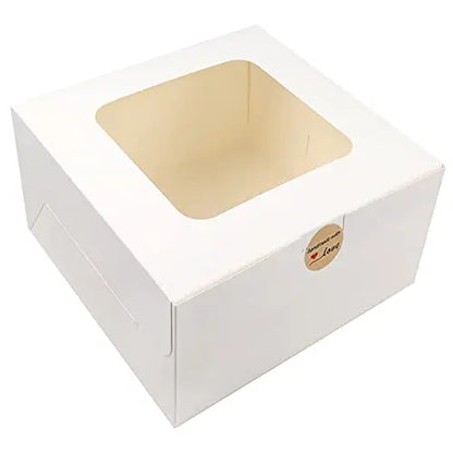 Top Window Cake Packaging Box Pastry Dessert Packaging Box Pastry Cookies Individually Wrapped Gift Box