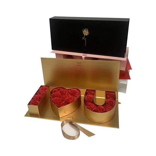 I Love You Flower Gift Boxes Flower Boxes Wedding Gift Boxes