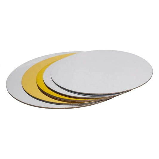 Bake a Golden Round Birthday Cake 8 Inches,10 Inches, 12 Inches  Plaster Mortar Board Birthday Cake Roundness  Tray Board