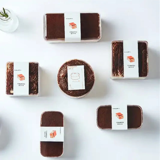 Customized High-quality and Large-sized Food Grade Plastic Transparent Biscuit Box, Pastry and Dessert Tiramisu Box