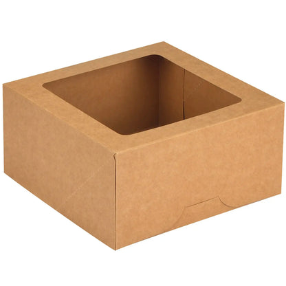 Top Window Cake Packaging Box Pastry Dessert Packaging Box Pastry Cookies Individually Wrapped Gift Box