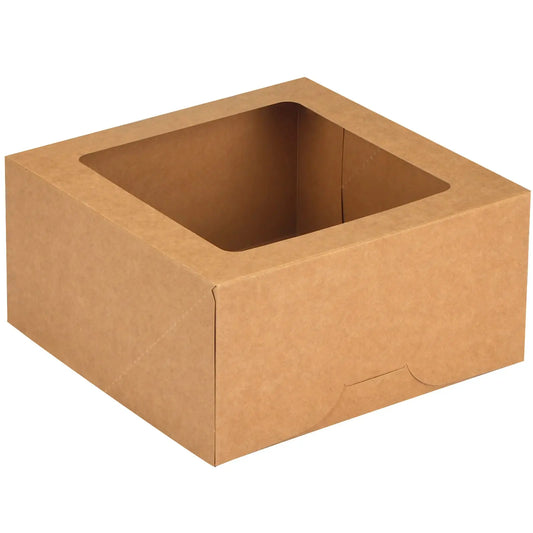 Top Window Cake Packaging Box Pastry Dessert Packaging Box Pastry Cookies Individually Wrapped Gift Box