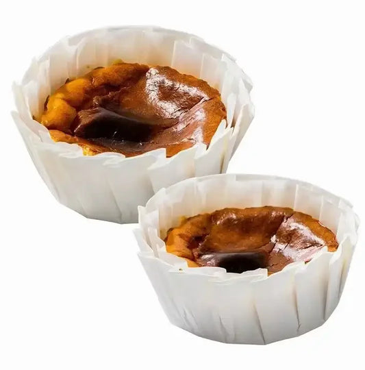 Wholesale Disposable Wood Color Basque Cake Paper Trays Multi-gauge Cupcake Baking Cupcake Cupcake Moulds