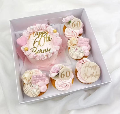 New Style Cupcake Box Baking Packaging Egg Tart Muffin Box Cupcake Container Box With Transparent PVC Lid