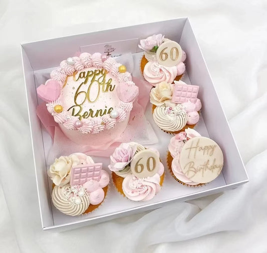 New Style Cupcake Box Baking Packaging Egg Tart Muffin Box Cupcake Container Box With Transparent PVC Lid