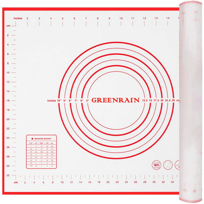 Are Resistant to High Temperatures Non-slip Non-stick Baking Mat Rolling Pastry Mat Kneading Dough Silicone Dough Rolling Mat