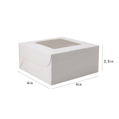 Top Window Cake Packaging Box Pastry Dessert Packaging Box Pastry Cookies Individually Wrapped Gift Box