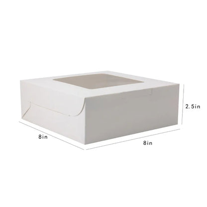 Top Window Cake Packaging Box Pastry Dessert Packaging Box Pastry Cookies Individually Wrapped Gift Box