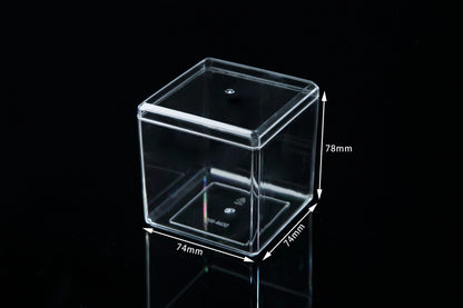 Customized High-quality and Large-sized Food Grade Plastic Transparent Biscuit Box, Pastry and Dessert Tiramisu Box