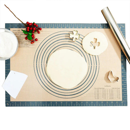 Are Resistant to High Temperatures Non-slip Non-stick Baking Mat Rolling Pastry Mat Kneading Dough Silicone Dough Rolling Mat