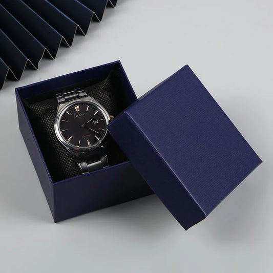Wholesale Customized square Luxury Watch Packaging Paper Box with Customizable Lid and Basic Watch Box Display Gift Box
