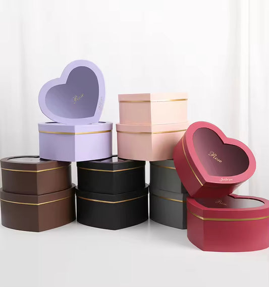 Gift Heart Flower Paper Box Birthday Gift