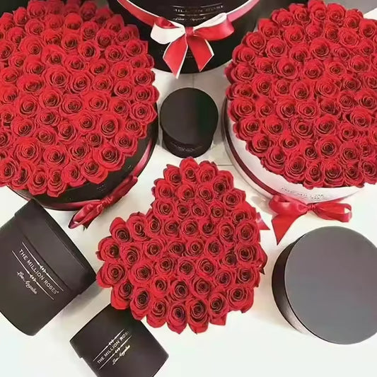 Drawer Box Cylinder Flower Bucket Flower Box