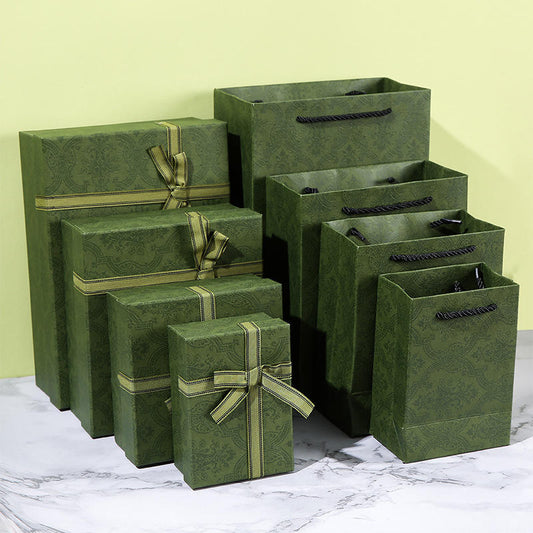 Luxury Printed Ribbon Magnetic Gift Boxes