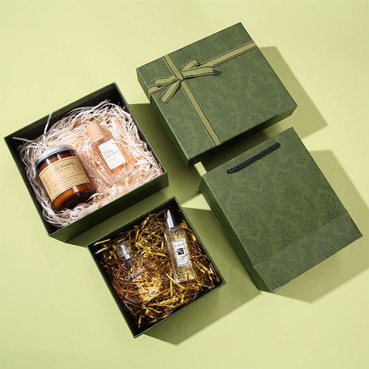 Luxury Printed Ribbon Magnetic Gift Boxes