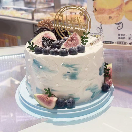 Birthday Round clear Flower Boxes
