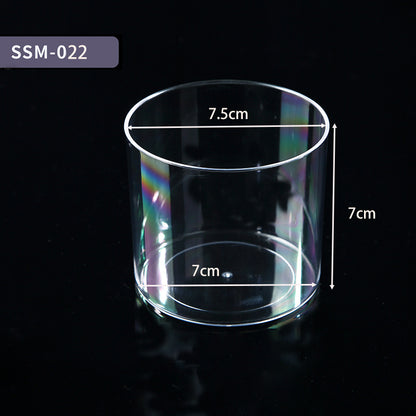 Transparent nine-grid dessert box, cupcake box, picnic packaging box