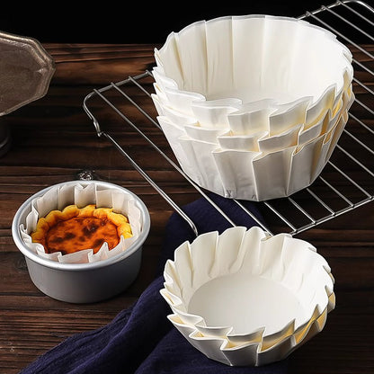 Basques Cake Paper Disposable Parchment Liners Baking Pan Liner