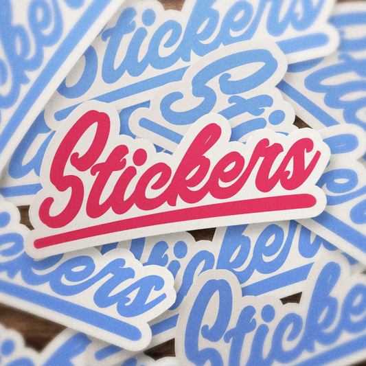 Custom Logo UV-Proof Waterproof Die Cut Sticker Label