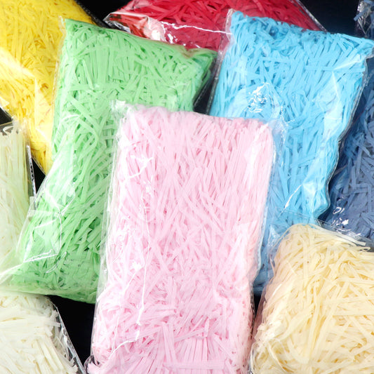 52 Colors Easter Grass Raffia Paper Shreds Easter Basket Grass Paper Filler for Gift Wrap Party Decoration